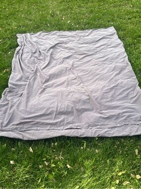 Pact Grey Organic Cotton Twin/Twin XL Duvet Cover